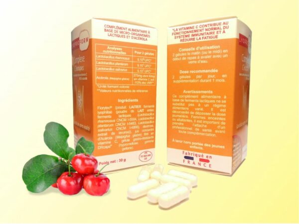 Complexe probiotique avec acérola