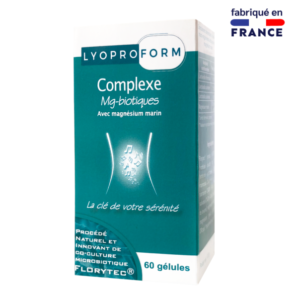Lyoproform Complexe Mg-biotiques, association de probiotiques avec du magnésium marin 100% naturelle