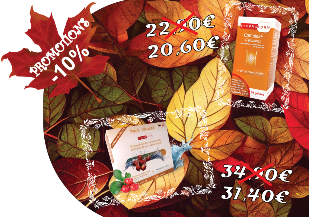 Promotion lyoproform probiotiques acérola vitamine C